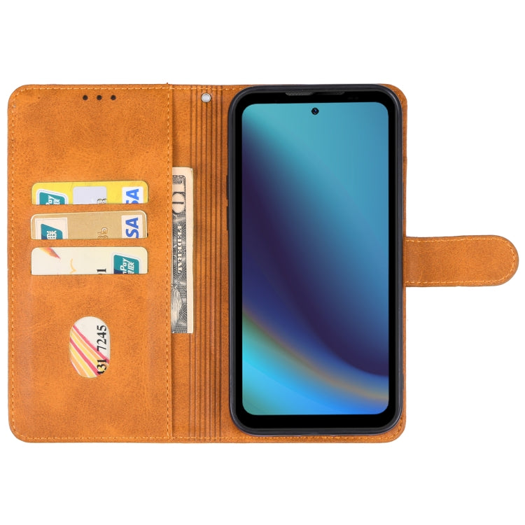 For DOOGEE V20 Pro Leather Phone Case(Brown) - Doogee Cases by PMC TechLife | Online Shopping South Africa | PMC TechLife | Buy Now Pay Later Mobicred