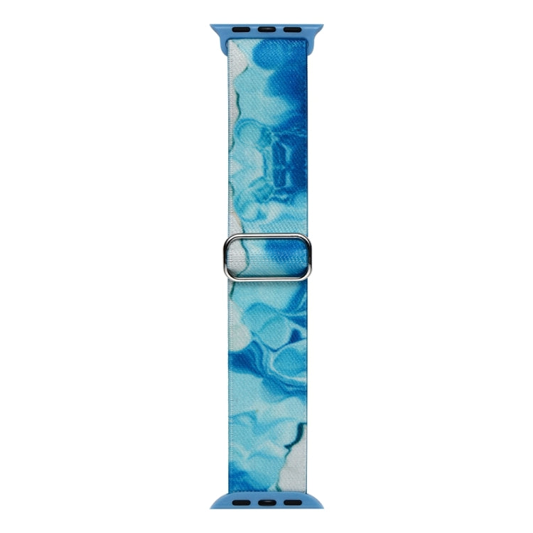 For Apple Watch 4 40mm Painted Pattern Nylon Replacement Watch Band(Ocean Blue) - free shipping - PMc TechLife - Order now!