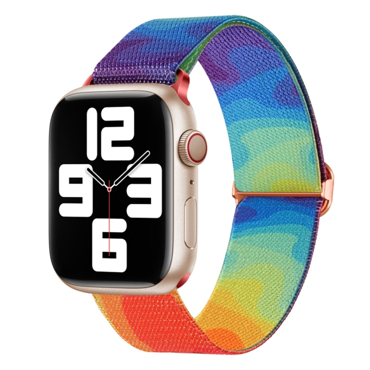 For Apple Watch 3 42mm Painted Pattern Nylon Replacement Watch Band(Liquid Colorful) - free shipping - PMc TechLife - Order now!