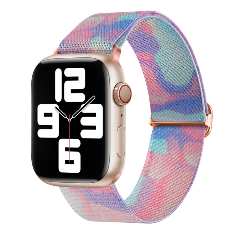 For Apple Watch 2 42mm Painted Pattern Nylon Replacement Watch Band(Water Fluid) - Watch Bands by PMc TechLife | Online Shopping South Africa | PMc TechLife | Buy Now Pay Later Mobicred