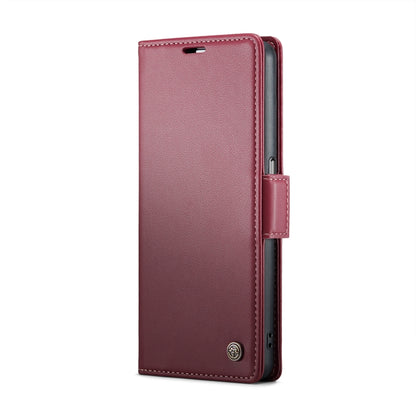 For Realme 9i 4G CaseMe 023 Butterfly Buckle Litchi Texture RFID Anti-theft Leather Phone Case(Wine Red) - Realme Cases by CaseMe | Online Shopping South Africa | PMC Jewellery | Buy Now Pay Later Mobicred