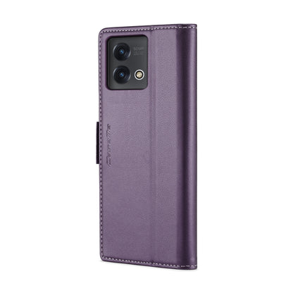 For Motorola Moto G Stylus 5G 2023 CaseMe 023 Butterfly Buckle Litchi Texture RFID Anti-theft Leather Phone Case(Pearly Purple) - Motorola Cases by CaseMe | Online Shopping South Africa | PMC Jewellery | Buy Now Pay Later Mobicred