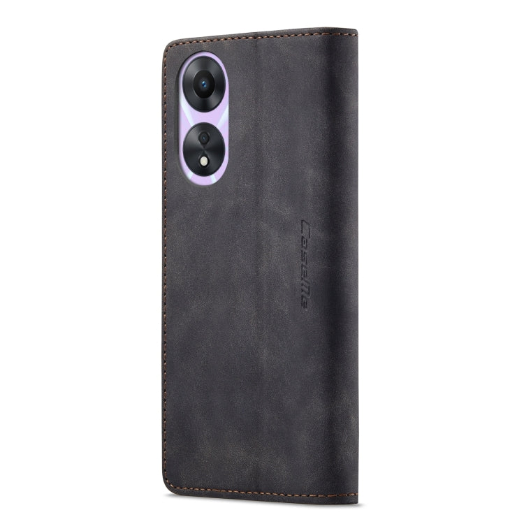 For OPPO A58 5G / A58X 5G CaseMe 013 Multifunctional Horizontal Flip Leather Phone Case(Black) - OPPO Cases by CaseMe | Online Shopping South Africa | PMC Jewellery | Buy Now Pay Later Mobicred