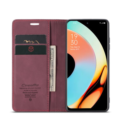 For Realme 10 Pro 5G CaseMe 013 Multifunctional Horizontal Flip Leather Phone Case(Wine Red) - Realme Cases by CaseMe | Online Shopping South Africa | PMC Jewellery | Buy Now Pay Later Mobicred