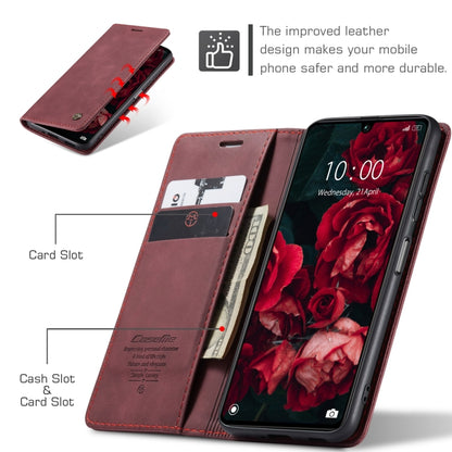 For Xiaomi Redmi 13C 4G Global / 13C 5G CaseMe 013 Multifunctional Horizontal Flip Leather Phone Case(Wine Red) - Xiaomi Cases by CaseMe | Online Shopping South Africa | PMC Jewellery | Buy Now Pay Later Mobicred