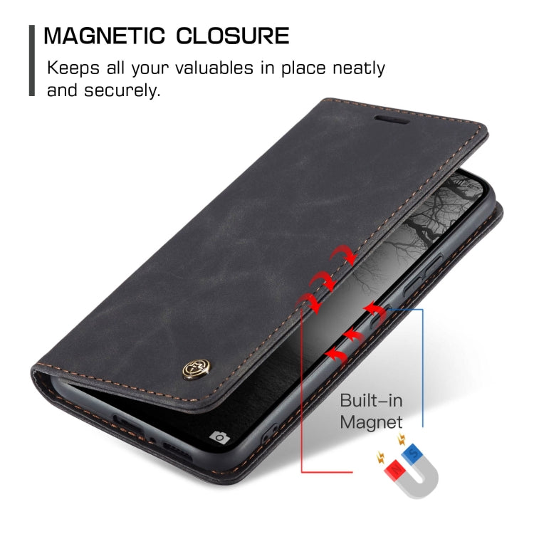 For Xiaomi Redmi Note 13 4G CaseMe 013 Multifunctional Horizontal Flip Leather Phone Case(Black) - Xiaomi Cases by CaseMe | Online Shopping South Africa | PMC Jewellery | Buy Now Pay Later Mobicred