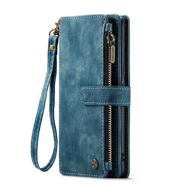 For Google Pixel 8 CaseMe C30 Multifunctional Leather Phone Case(Blue) - Google Cases by CaseMe | Online Shopping South Africa | PMC Jewellery | Buy Now Pay Later Mobicred