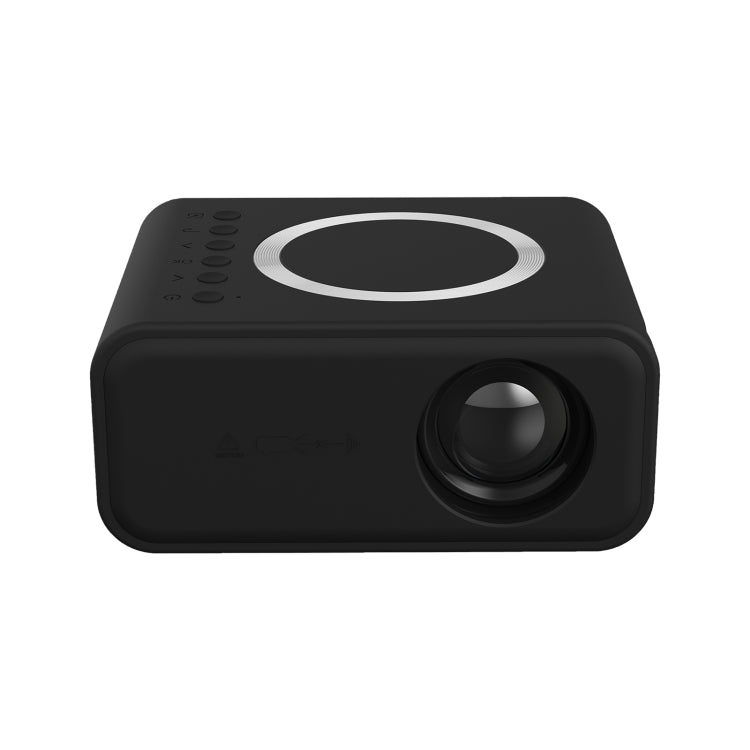 T300S 320x240 24ANSI Lumens Mini LCD Projector Supports Wired & Wireless Same Screen, Specification:AU Plug(Black) - Mini Projector by PMC TechLife | Online Shopping South Africa | PMC TechLife | Buy Now Pay Later Mobicred