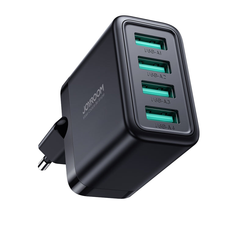 JOYROOM JR-TCN03 4.8A 24W 4 USB Ports Charger(EU Plug) - free shipping - PMC TechLife - Order now!