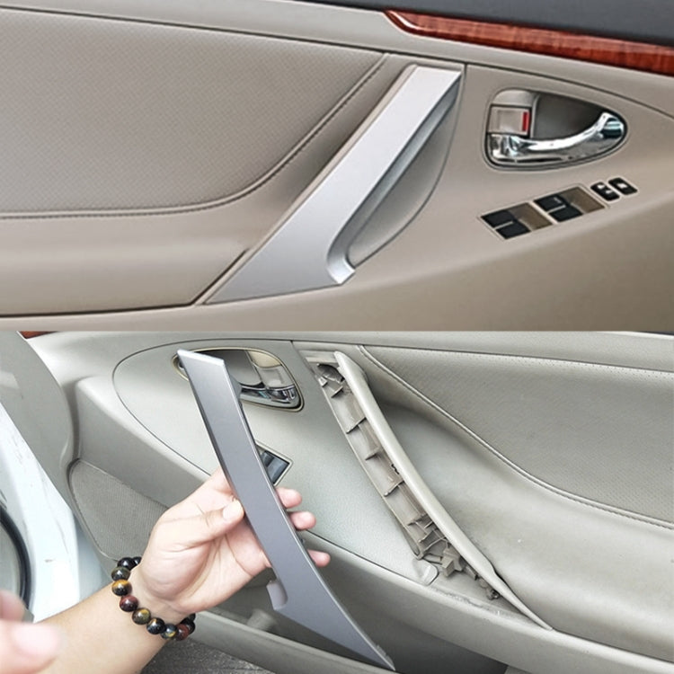For Toyota Camry 2006-2011 Left-hand Drive Car Door Inside Handle Cover 74646-06080, Type:Right Front(Silver) - Door Handles by PMC TechLife | Online Shopping South Africa | PMC TechLife | Buy Now Pay Later Mobicred