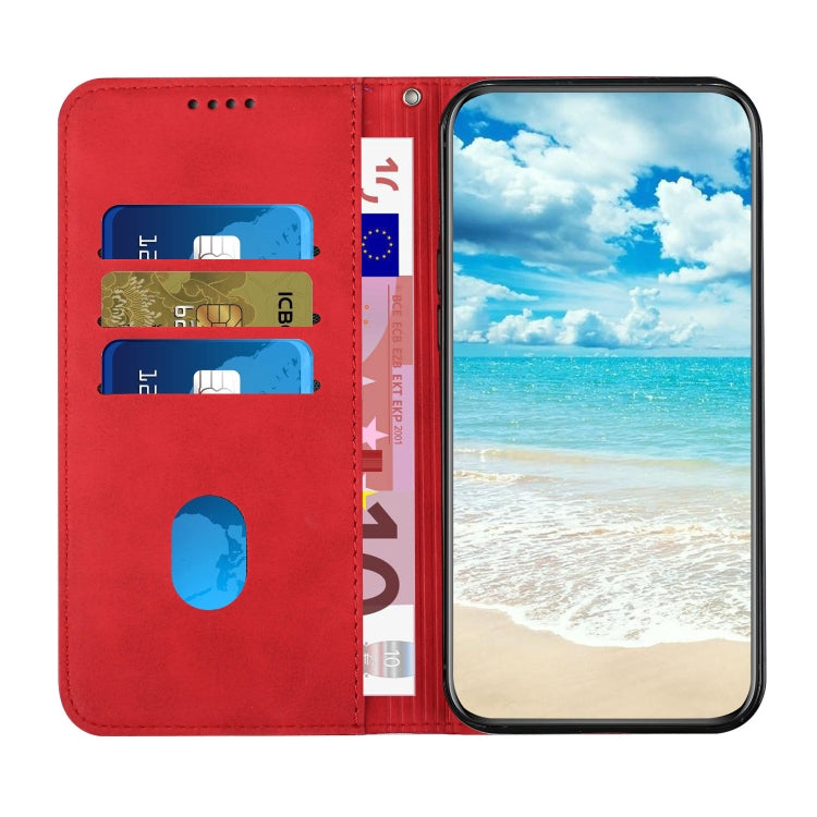 For Xiaomi Redmi K70 / K70 Pro Diamond Splicing Skin Feel Magnetic Leather Phone Case(Red) - K70 Pro Cases by PMC Jewellery | Online Shopping South Africa | PMC Jewellery | Buy Now Pay Later Mobicred