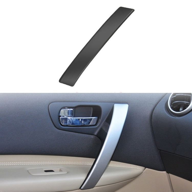 For Nissan Qashqai Left-Drive Car Door Inside Handle Cover, Type:Cover Left(Black) - Door Handles by PMC TechLife | Online Shopping South Africa | PMC TechLife | Buy Now Pay Later Mobicred