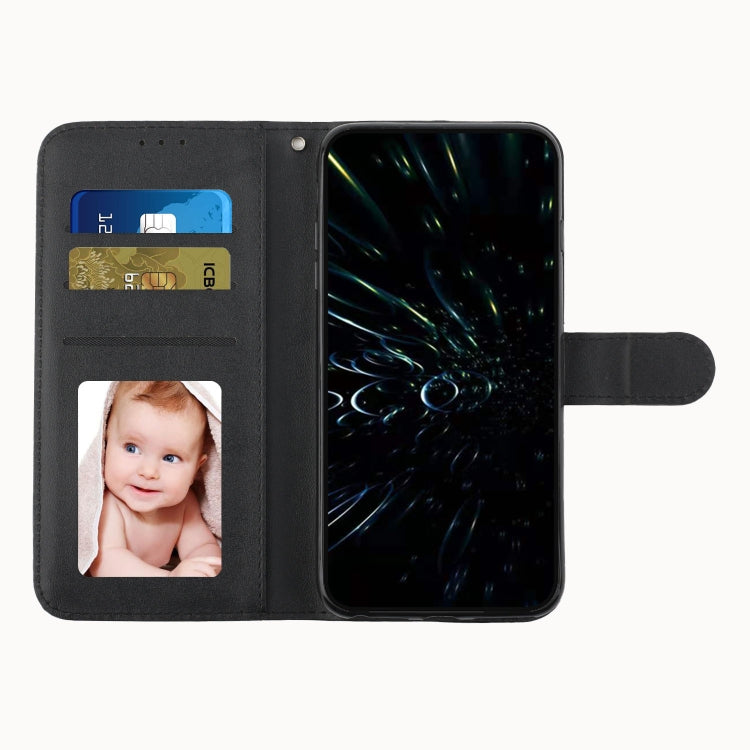 For Xiaomi Redmi Note 13 Pro 4G Global Stitching Calf Texture Buckle Leather Phone Case(Black) - Note 13 Pro Cases by PMC TechLife | Online Shopping South Africa | PMC TechLife | Buy Now Pay Later Mobicred