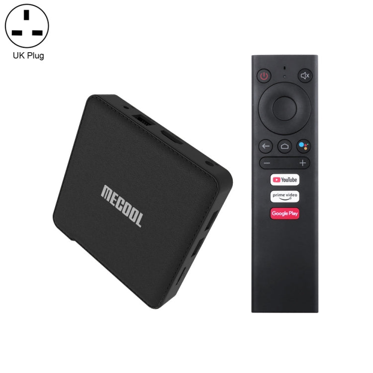 MECOOL KM1 4K Ultra HD Smart Android 9.0 Amlogic S905X3 TV Box with Remote Controller, 4GB+64GB, Support Dual Band WiFi 2T2R/HDMI/TF Card/LAN, UK Plug - Amlogic S905 by MECOOL | Online Shopping South Africa | PMC Jewellery | Buy Now Pay Later Mobicred