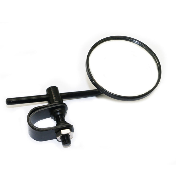 SF-127 Motorcycle Small Round Rearview Mirror Reversing Mirror(Silver Plating) - Side Mirrors by PMC TechLife | Online Shopping South Africa | PMC TechLife | Buy Now Pay Later Mobicred