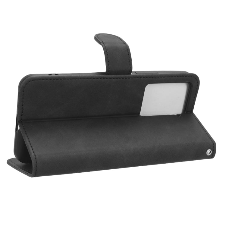 For HTC U23 Pro Skin Feel Magnetic Flip Leather Phone Case(Black) - More Brand by PMC TechLife | Online Shopping South Africa | PMC TechLife | Buy Now Pay Later Mobicred