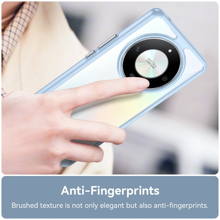 For Honor X9b Colorful Series Acrylic Hybrid TPU Phone Case(Blue) - Honor Cases by PMC TechLife | Online Shopping South Africa | PMC TechLife | Buy Now Pay Later Mobicred