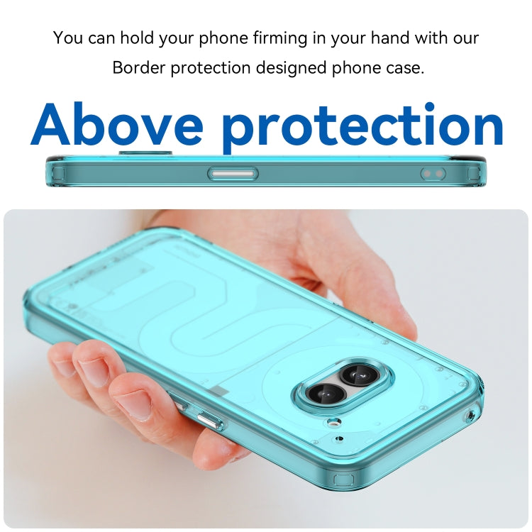 For Nothing Phone 2a Candy Series TPU Phone Case(Transparent Blue) - More Brand by PMC Jewellery | Online Shopping South Africa | PMC Jewellery