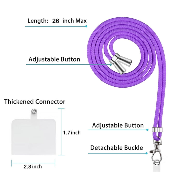 For Google Pixel 9 Pro XL Electroplating Marble Dual-side IMD Phone Case with Lanyard(Purple 001) - Google Cases by PMC TechLife | Online Shopping South Africa | PMC TechLife | Buy Now Pay Later Mobicred