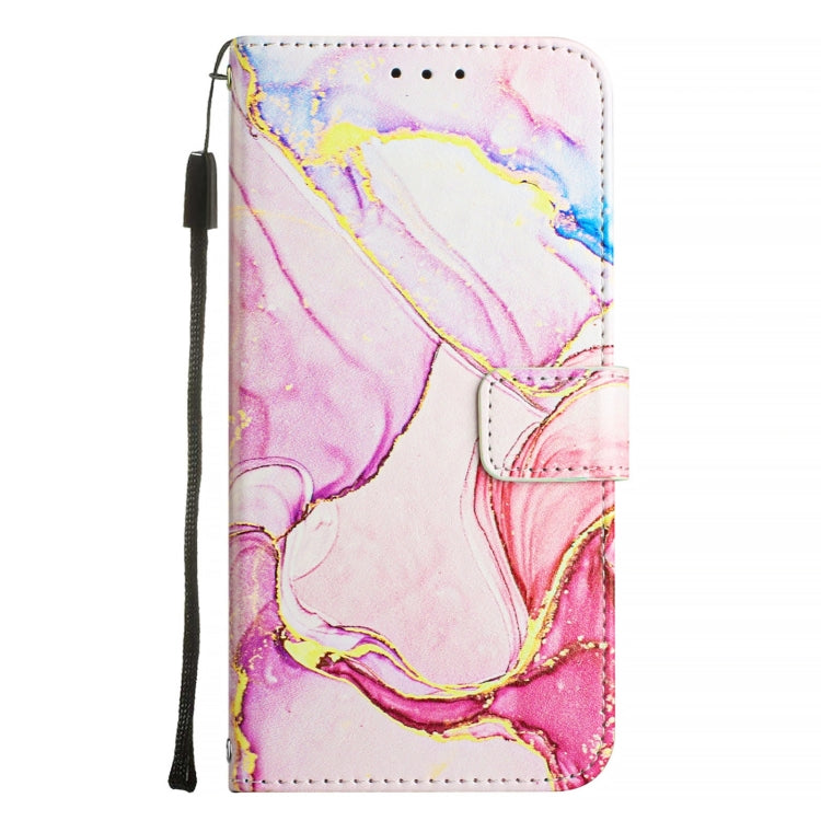 For iPhone 16 Pro PT003 Marble Pattern Flip Leather Phone Case(Rose Gold LS005) - iPhone 16 Pro Cases by PMC Jewellery | Online Shopping South Africa | PMC Jewellery | Buy Now Pay Later Mobicred