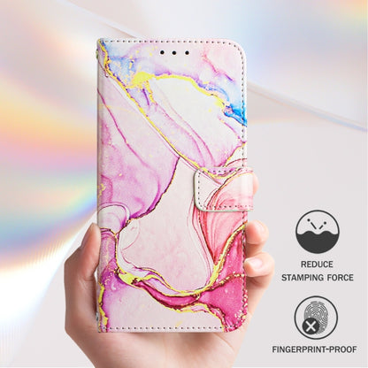 For iPhone 16 Pro PT003 Marble Pattern Flip Leather Phone Case(Rose Gold) - iPhone 16 Pro Cases by PMC Jewellery | Online Shopping South Africa | PMC Jewellery | Buy Now Pay Later Mobicred