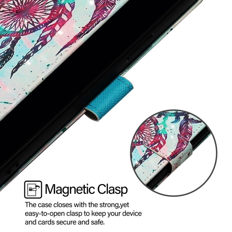 For iPhone 16 Plus 3D Painting Horizontal Flip Leather Phone Case(Color Drop Wind Chimes) - iPhone 16 Plus Cases by PMC TechLife | Online Shopping South Africa | PMC TechLife | Buy Now Pay Later Mobicred