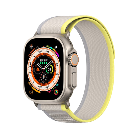 For Apple Watch 38mm DUX DUCIS YJ Series Nylon Watch Band(Yellow) - Watch Bands by DUX DUCIS | Online Shopping South Africa | PMC Jewellery | Buy Now Pay Later Mobicred