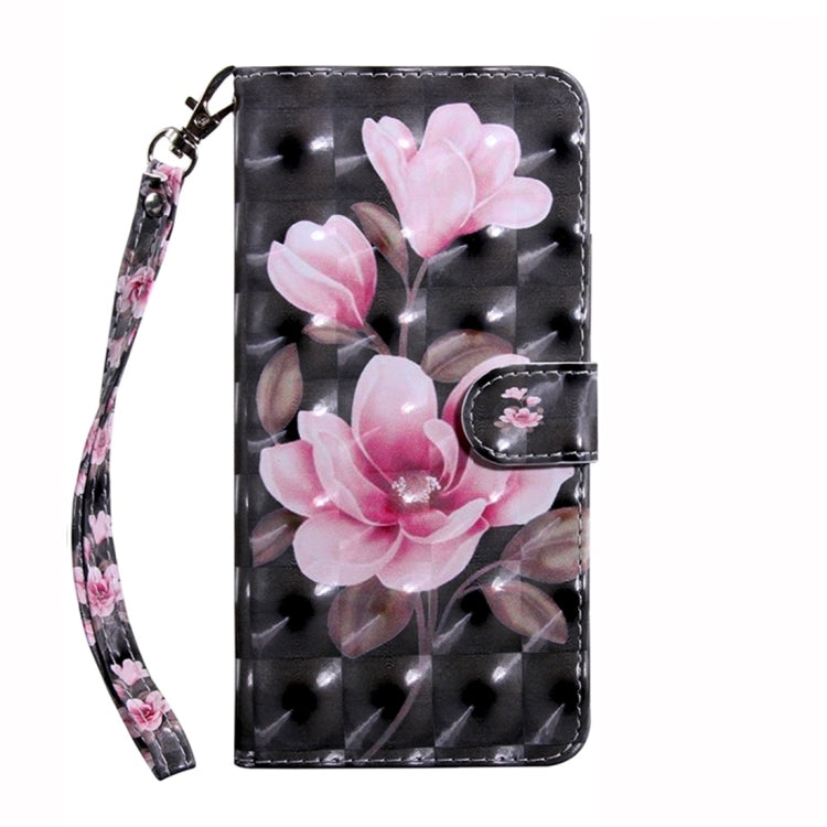 For Google Pixel 9 Pro 3D Painted Pattern Leather Phone Case(Pink Flower) - Google Cases by PMC Jewellery | Online Shopping South Africa | PMC Jewellery | Buy Now Pay Later Mobicred