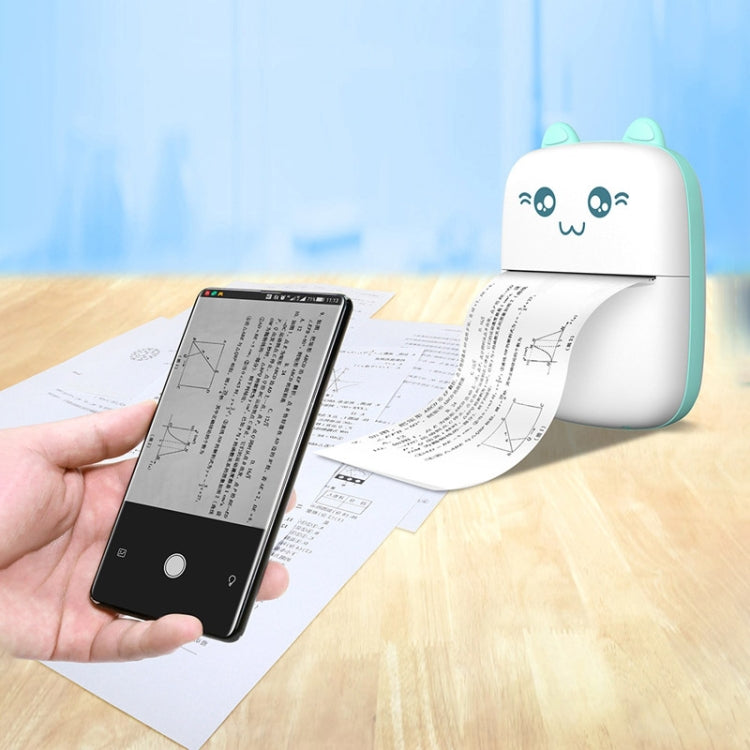 C9 Mini Bluetooth Wireless Thermal Printer With 5 Papers(Blue) - Printer by PMC Jewellery | Online Shopping South Africa | PMC Jewellery | Buy Now Pay Later Mobicred