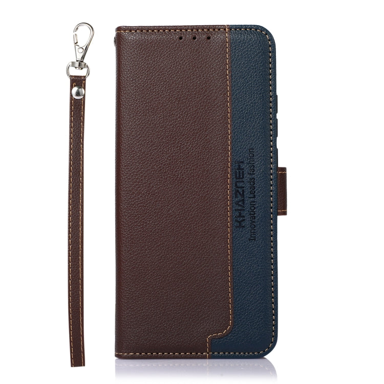 For OnePlus Nord CE4 5G Global KHAZNEH Litchi Texture Leather RFID Phone Case(Brown) - OnePlus Cases by PMC TechLife | Online Shopping South Africa | PMC TechLife | Buy Now Pay Later Mobicred