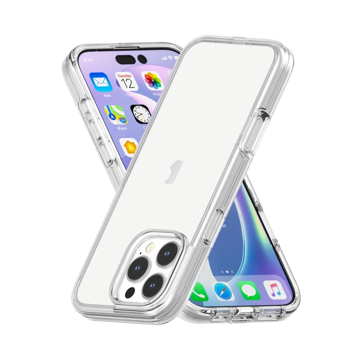 For iPhone 16 Pro Max Shockproof Terminator Transparent Phone Case(Transparent) - iPhone 16 Pro Max Cases by PMC Jewellery | Online Shopping South Africa | PMC Jewellery | Buy Now Pay Later Mobicred