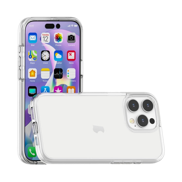 For iPhone 16 Pro Shockproof Terminator Transparent Phone Case(Transparent) - free shipping - PMC TechLife - Order now!
