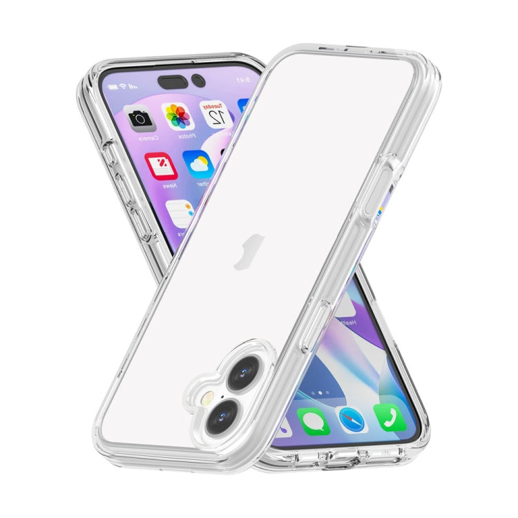 For iPhone 16 Plus Shockproof Terminator Transparent Phone Case(Transparent) - iPhone 16 Plus Cases by PMC TechLife | Online Shopping South Africa | PMC TechLife | Buy Now Pay Later Mobicred