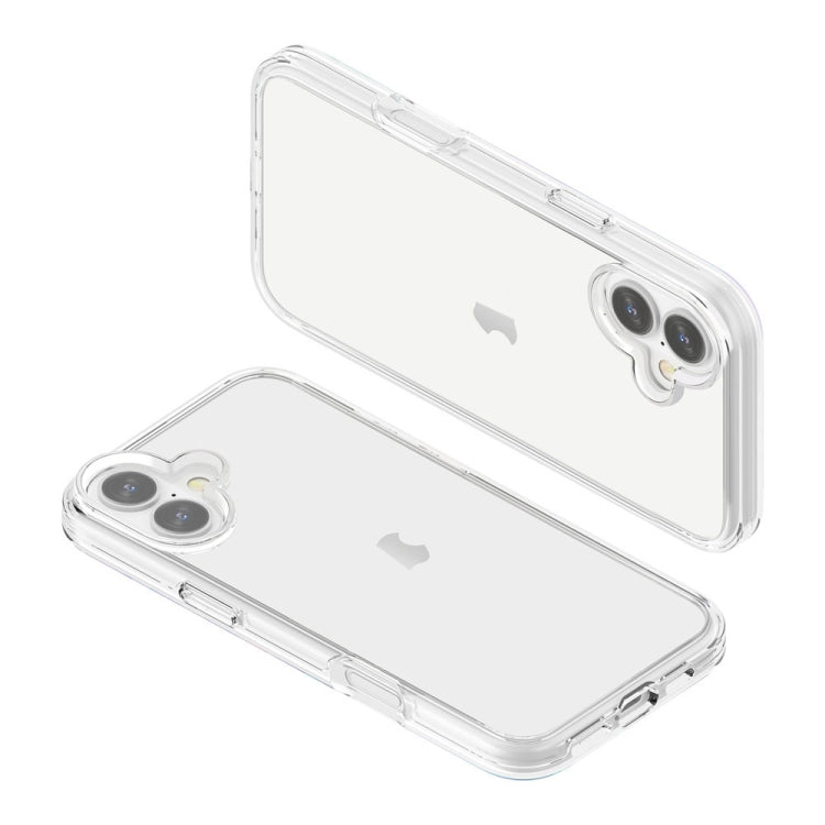 For iPhone 16 Plus Shockproof Terminator Transparent Phone Case(Transparent) - iPhone 16 Plus Cases by PMC TechLife | Online Shopping South Africa | PMC TechLife | Buy Now Pay Later Mobicred