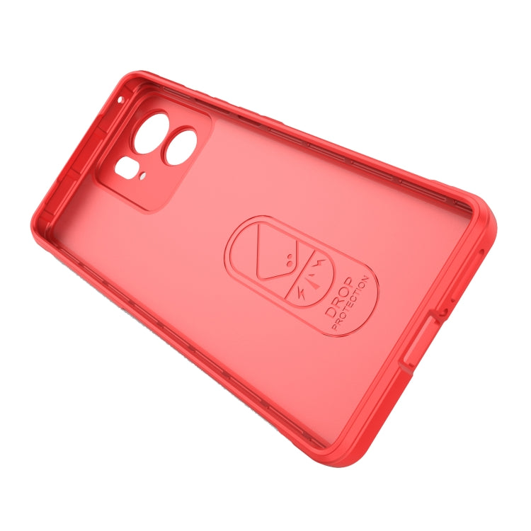 For Motorola Edge 40 5G Magic Shield TPU + Flannel Phone Case(Red) - free shipping - PMC TechLife - Order now!