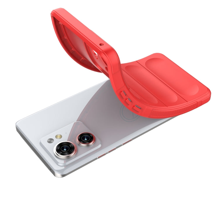 For Motorola Edge 40 5G Magic Shield TPU + Flannel Phone Case(Red) - free shipping - PMC TechLife - Order now!