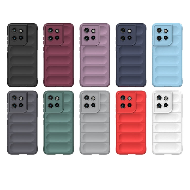 For Motorola Edge 50 Neo Magic Shield TPU + Flannel Phone Case(Dark Blue) - free shipping - PMC TechLife - Order now!