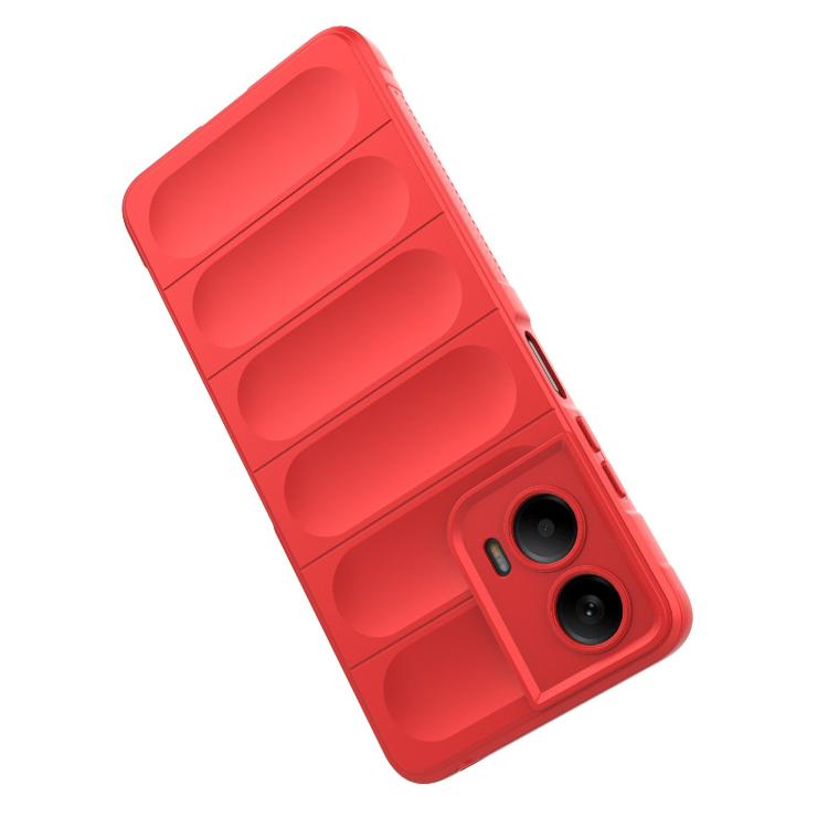 For Motorola Moto G24 4G Global Magic Shield TPU + Flannel Phone Case(Red) - free shipping - PMC TechLife - Order now!