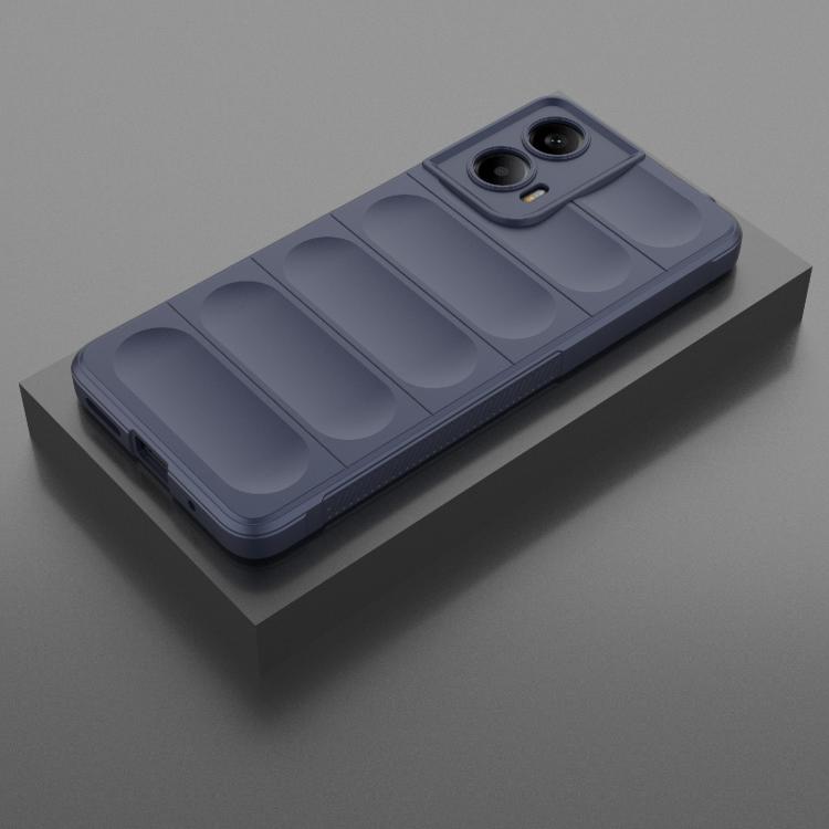 For Motorola Moto G24 4G Global Magic Shield TPU + Flannel Phone Case(Dark Blue) - free shipping - PMC TechLife - Order now!