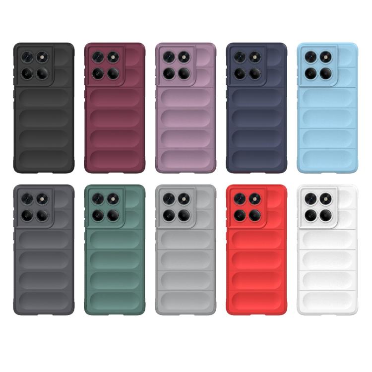 For Motorola Edge 60 Fusion 5G Global Magic Shield TPU + Flannel Phone Case(Dark Blue) - free shipping - PMC TechLife - Order now!