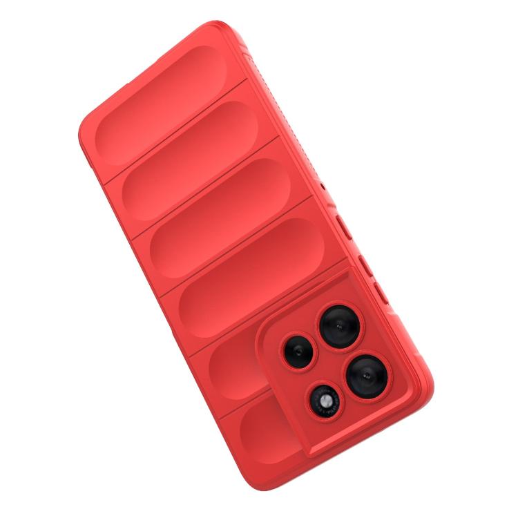 For Motorola Moto G86 5G Magic Shield TPU + Flannel Phone Case(Red) - free shipping - PMC TechLife - Order now!