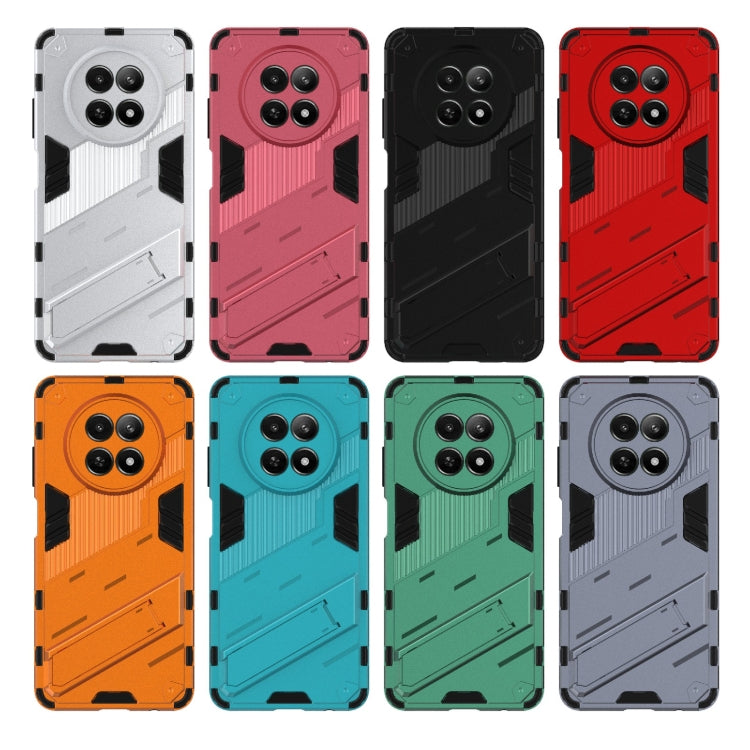 For Realme 12 5G Global Punk Armor 2 in 1 PC + TPU Phone Case with Holder(Red) - free shipping - PMC TechLife - Order now!