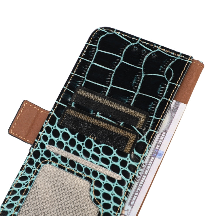 For Nokia C110 Crocodile Top Layer Cowhide Leather Phone Case(Green) - Nokia Cases by PMC TechLife | Online Shopping South Africa | PMC TechLife | Buy Now Pay Later Mobicred