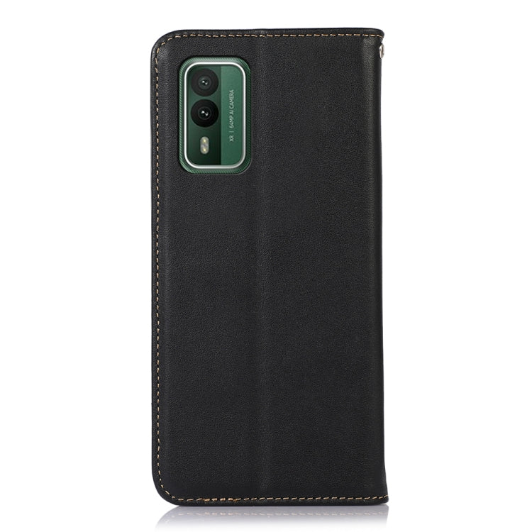 For Nokia XR21 KHAZNEH Nappa Top Layer Cowhide Leather Phone Case(Black) - Nokia Cases by PMC TechLife | Online Shopping South Africa | PMC TechLife | Buy Now Pay Later Mobicred