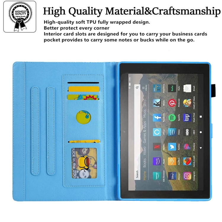 For Amazon Fire Max 11 2023 Colored Drawing Smart Leather Tablet Case(Golden Butterfly) - free shipping - PMC TechLife - Order now!
