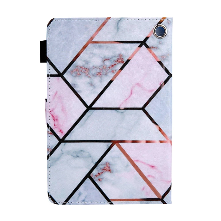 For Amazon Fire Max 11 2023 Colored Drawing Leather Smart Tablet Case(Grid) - Amazon by PMC TechLife | Online Shopping South Africa | PMC TechLife | Buy Now Pay Later Mobicred