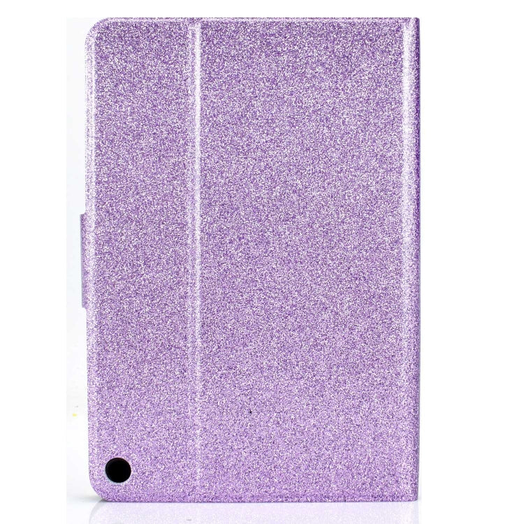For Amazon Fire Max 11 2023 Glitter Powder Smart Leather Tablet Case(Purple) - Amazon by PMC TechLife | Online Shopping South Africa | PMC TechLife | Buy Now Pay Later Mobicred
