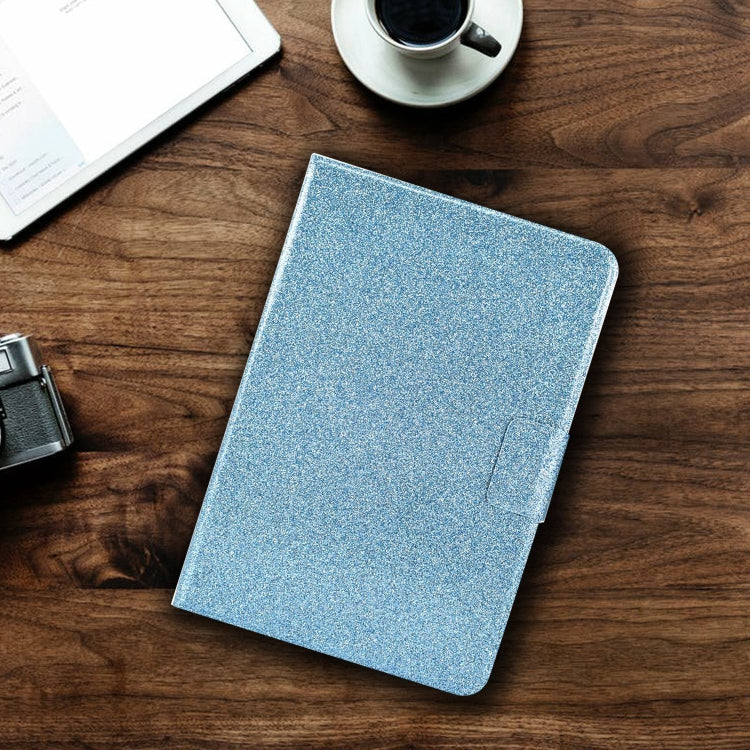 For Amazon Fire Max 11 2023 Glitter Powder Smart Leather Tablet Case(Blue) - Amazon by PMC TechLife | Online Shopping South Africa | PMC TechLife | Buy Now Pay Later Mobicred