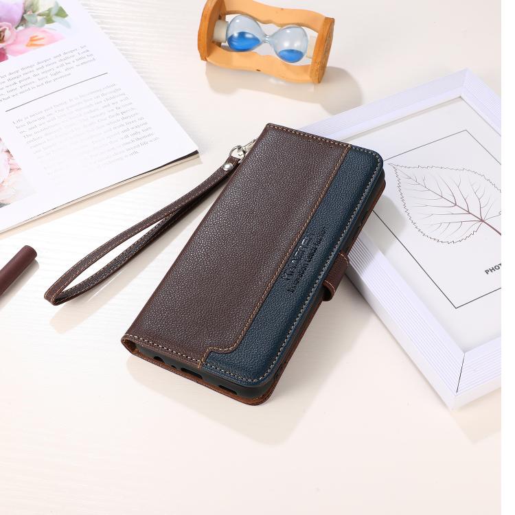 For iPhone 17 Air KHAZNEH Litchi Texture Leather RFID Phone Case(Brown) - free shipping - PMc TechLife - Order now!
