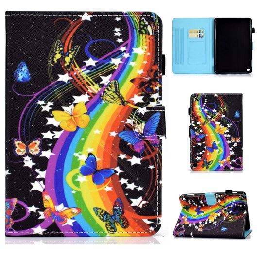 For Amazon Fire Max 11 2023 Colored Drawing Smart Leather Tablet Case(Music Butterflies) - Amazon by PMC Jewellery | Online Shopping South Africa | PMC Jewellery | Buy Now Pay Later Mobicred